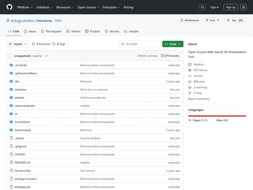 **Immersa:オープンソース・Webベースの3Dプレゼンテーションツール**