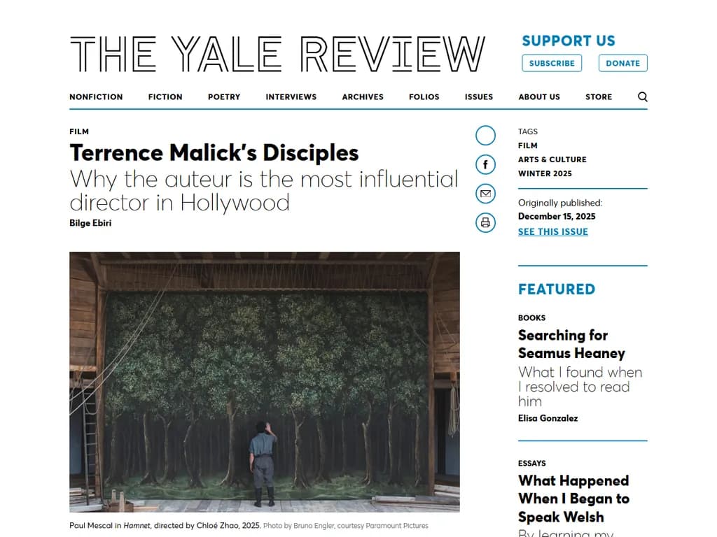 テレンス・マリック『Disciples』