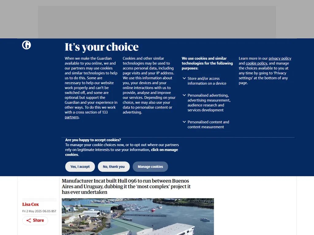 タスマニア船舶メーカーが発表した世界最大級の電動船
(Note: The translation keeps the sense of the original headline while using natural Japanese wording.)