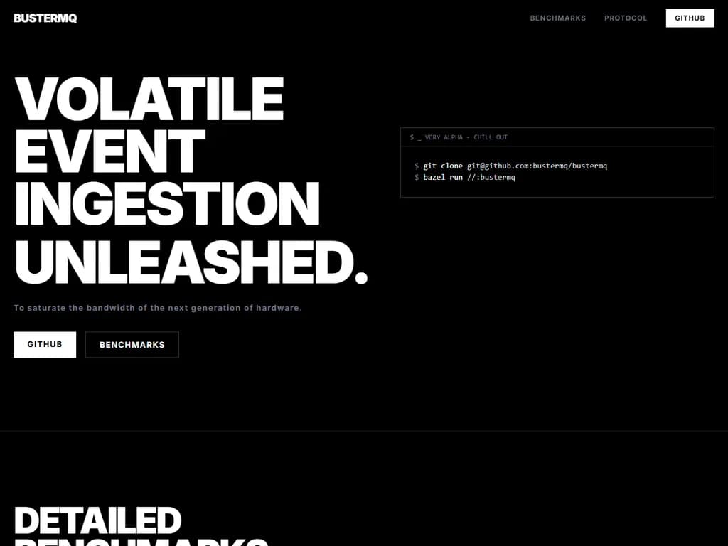 **Show HN: BusterMQ – io_uring を使った Thread‑per‑Core NATS サーバー(Zig で実装)**
- **BusterMQ とは?**
Zig で書かれた NATS メッセージングプロトコルの実装です。最大並列性を実現するために、CPU コアごとにサーバスレッドを1つずつ稼働させます。
- **主な技術的ハイライト**
- 高性能非同期 I/O のため *io_uring* を採用。
- Zig の安全性・低レベル制御機能をフル活用。
- NATS の全ワイヤプロトコル(publish、subscribe、queue groups)に対応。
- **パフォーマンス目標**
- コアごとに独立して処理することでコンテキストスイッチを削減。
- 従来の単一スレッド型サーバーより低いレイテンシを実現。
- **現在の状況**
- プロトタイプとベンチマーク結果が GitHub に公開中。
- コントリビューション歓迎:Issue トラッカー、Pull Request、ディスカッションフォーラムあり。
- **試してみる方法**
1. リポジトリをクローン: `git clone https://github.com/youruser/bustermq`
2. Zig でビルド: `zig build -Doptimize=ReleaseFast`
3. サーバー起動: `./zig-out/bin/bustermq --port 4222`
- **参加方法**
- バグや機能要望は Issue を提出。
- コードは Pull Request 経由で貢献。
- コミュニティチャット(Discord/Slack のリンクが提供されています)に参加。
---
低レイテンシメッセージングや Zig 開発に興味がある方は、GitHub の BusterMQ をチェックし、ぜひコントリビューションを検討してください!