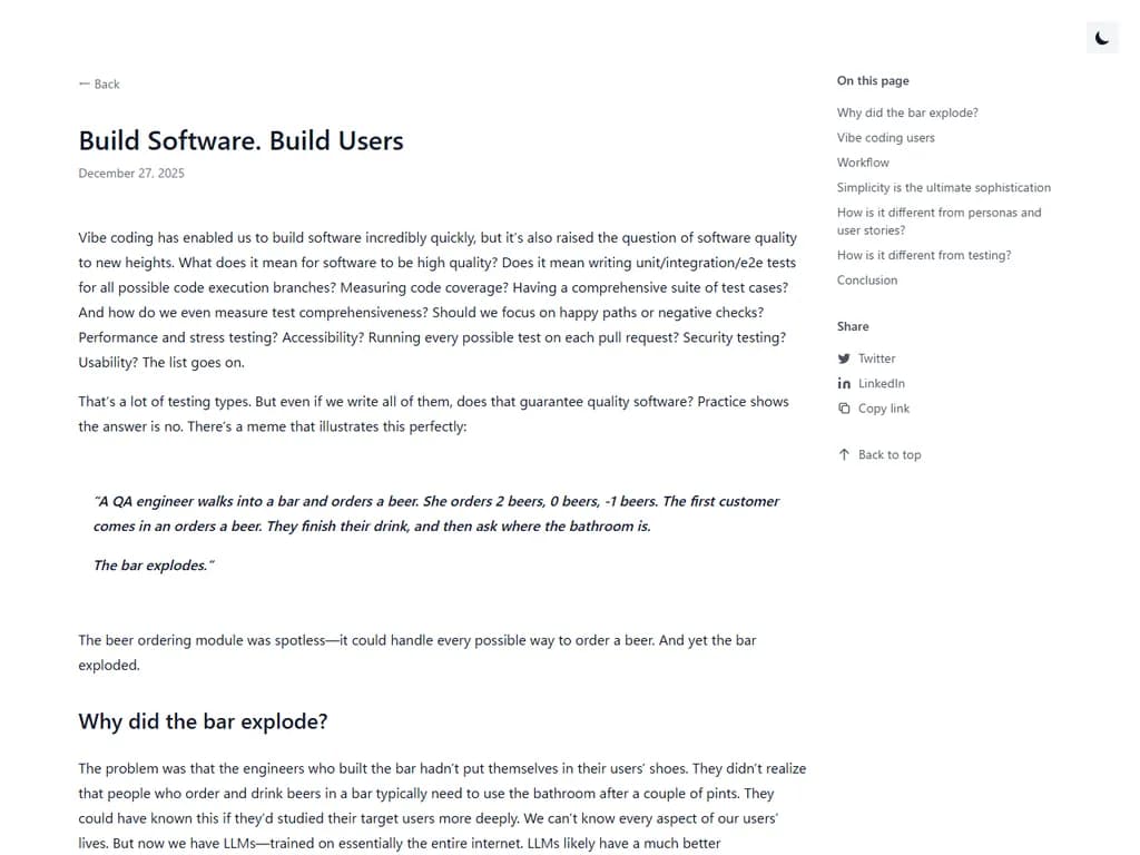 ソフトウェアを開発し、ユーザーを育てる。