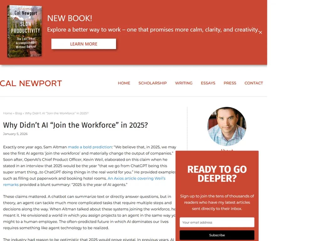 なぜAIは2025年に就業市場に参加しなかったのでしょう?