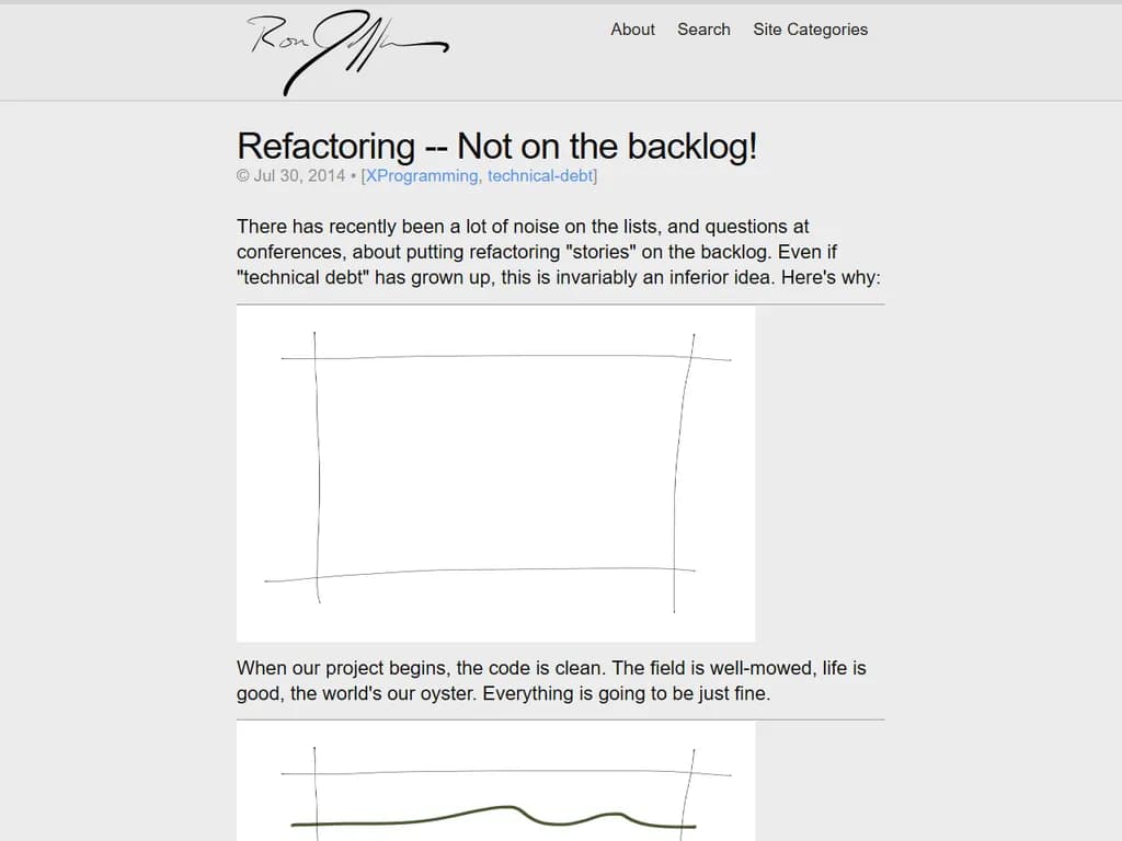 **リファクタリング – バックログに載せない(2014)**