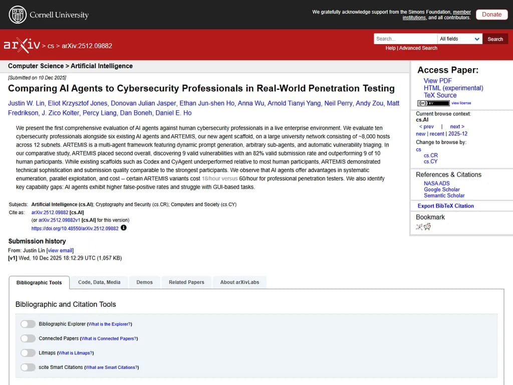 **実世界のペネトレーションテストにおけるAIエージェントとサイバーセキュリティ専門家の比較**
| 観点 | AI エージェント | 人間のサイバーセキュリティ専門家 |
|------|-----------------|----------------------------------|
| **準備・偵察** | 広範囲な攻撃対象を迅速にスキャンし、公開情報を自動で集約。 | 手作業で偵察を行い、特定のターゲットや状況に合わせてクエリをカスタマイズ。 |
| **脆弱性検出** | パターンマッチングアルゴリズムで既知の CVE や誤設定を大量にフラグ付け。 | 深い技術知識を駆使し、ゼロデイやあまり知られていない欠陥を発見。 |
| **エクスプロイト開発・実行** | 基本的なペイロードを生成し、SQLi や XSS などの一般的脆弱性を自動で悪用可能。 | 高度にカスタマイズされたエクスプロイトを設計し、リアルタイムのシステム応答に応じて戦術を変更。 |
| **分析・報告** | 構造化ログと初期所見を生成。ただし文脈解釈は限定的。 | 微妙な脅威評価を提供し、リスク優先順位付けや是正策の推奨を行う。 |
| **新規脅威への適応** | 訓練データに依存し、完全に新しい攻撃ベクトルには再訓練が必要。 | 新興脅威から継続的に学び、創造的な問題解決を実践。 |
| **コンプライアンス・倫理** | 事前定義されたルールセット内で動作し、法的・倫理的ニュアンスを見落とすことがある。 | NIST や ISO などの業界基準に従い、関係者の同意とデータプライバシーを確保。 |
| **速度対深さ** | 数千件のスキャンを数秒で実行。ただしアルゴリズム範囲によって深さは限定的。 | ターゲットごとに時間がかかるが、より深い洞察と文脈を得られる。 |
| **コスト・資源効率** | 開発後の限界費用は低く、多数のクライアントへスケール可能。 | 熟練した人材と時間が必要で、運用コストは高い。 |
### 主要ポイント
- **AI エージェントは大規模偵察、迅速な脆弱性検出、および一貫した基礎報告に優れる。**
- **人間の専門家は創造性、文脈判断、倫理監視、および複雑または新規セキュリティ課題に必要な高度技術を提供する。**
実務では、最も効果的なペネトレーションテストは両者の組み合わせです。AI ツールが大量スキャンとデータ集約を担当し、経験豊富なアナリストが結果を解釈・カスタマイズしたエクスプロイト設計や実践的推奨事項を提供します。
