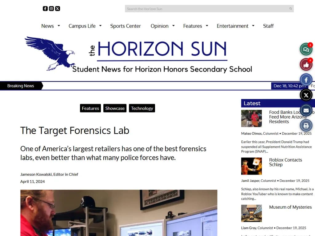 **ターゲット・フォレンジックラボ(2024)**