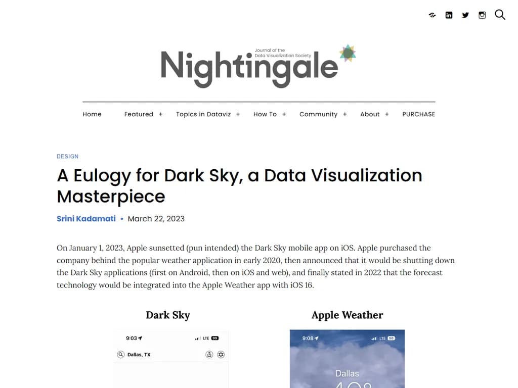 **「ダーク・スカイ ― 2023 年のデータ可視化マスターピースに捧ぐ讃辞」**