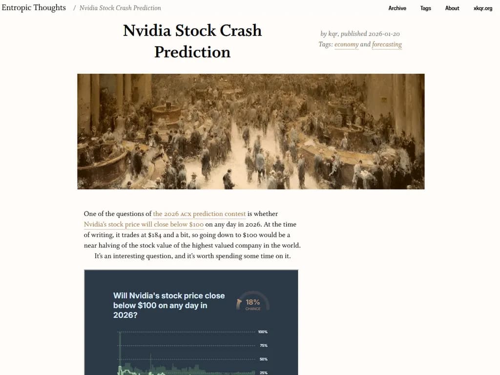 NVIDIA株価暴落予測