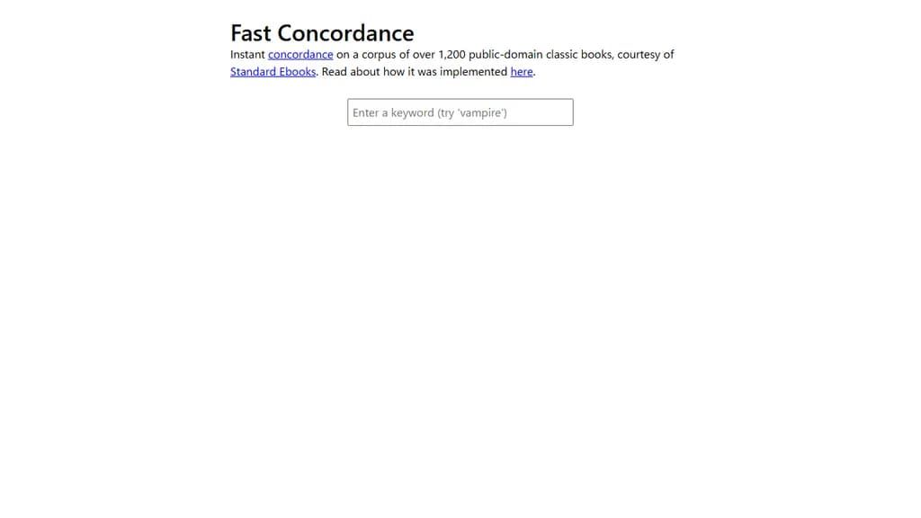 **ファスト・コンコーダンス**
1,200冊以上の書籍から即座に一致検索