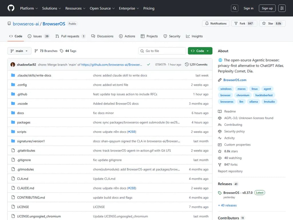 **Show HN:** BrowserOS – “Claude Cowork” in the browser
→ **Show HN:BrowserOS ― ブラウザで動く「Claude Cowork」**