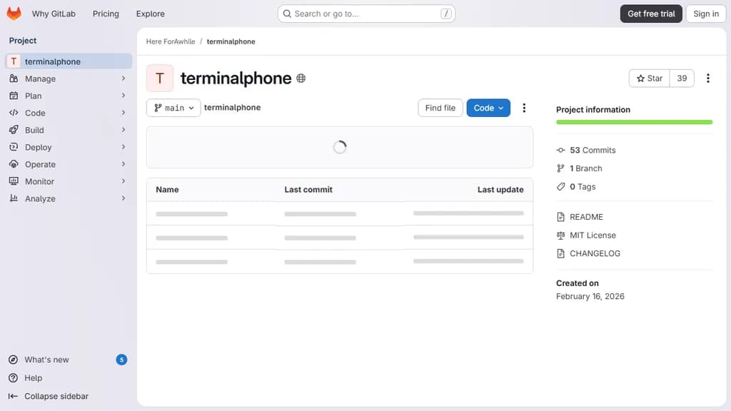 **Show HN:Terminal Phone ― コマンドラインから使えるE2EEウォーキートーキー**
- 端末上でエンドツーエンド暗号化された音声メッセージを送受信できるコマンドラインアプリです。
- TCP/IP を利用し、サーバは不要。インターネットに接続した任意のマシンでそのまま実行できます。
- グループ通話・1対1チャット、プッシュ‑トゥー‑トーク機能をサポートしています。
- 内蔵暗号化:AES‑256 と RSA キー交換により会話内容を完全に保護します。
- オープンソース(MIT ライセンス)で、GitHub 上にコードが公開されており、すぐにセットアップして貢献できます。